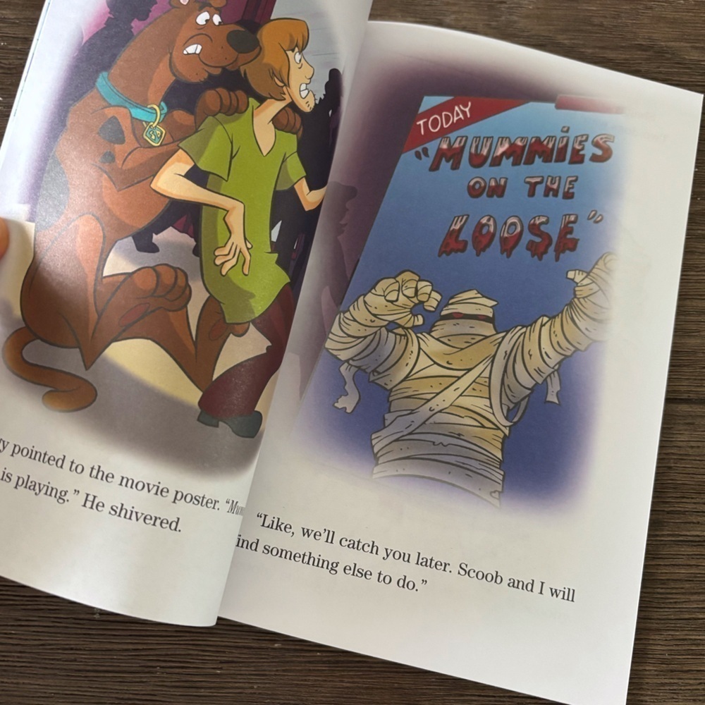 Scooby-Doo Mummies at the Mall Reading level 2 paperback book - Picture 3 of 3